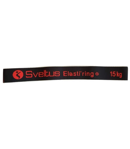 Bild von Zirkuläre elastische Band 15 kg - Schwarz - Sveltus