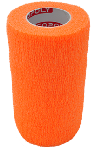 Bild von Selbsthaftender elastischer Verband 10 cm - Orange