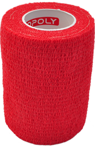 Bild von Selbsthaftender elastischer Verband 7,5 cm - Rot