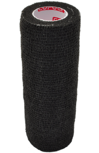 Bild von Selbsthaftender elastischer Verband 15 cm - Schwarz