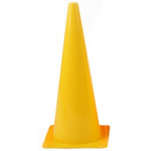Bild von Plastik Trainingskegel 45 cm - Gelb 