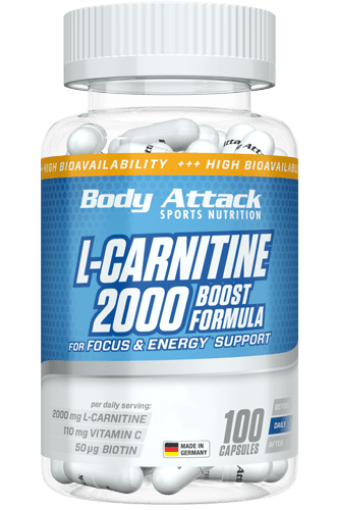 Bild von L-CARNITIN 2000 BODY ATTACK - 100 KAPSELN