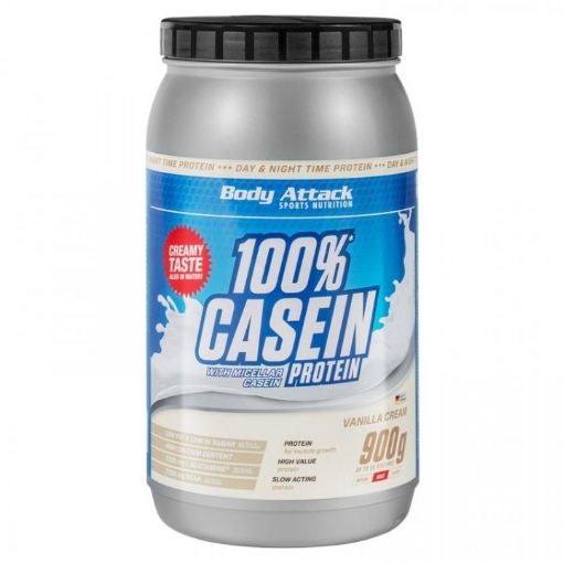 Bild von CASEIN PROTEIN 100 % - 900G VANILLE BODY ATTACK