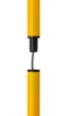 Bild von Zweiteiliges Spikes-Kegel-Set 160cm 