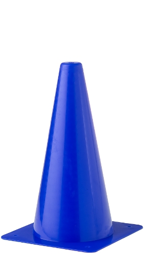 Bild von Plastik Trainingskegel 30cm - Blau 