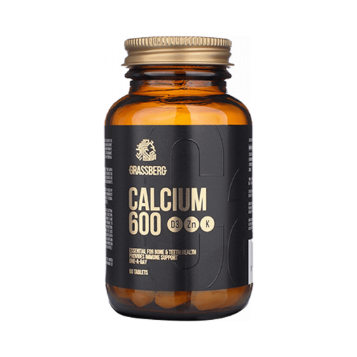 Bild von Grassberg Calcium 600 D3+Zn+K 90 Kapseln - Naskor