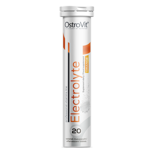 Bild von OstroVit Electrolyte - 20 Brausetabletten - Orangengeschmack
