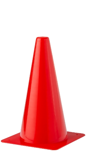 Bild von Plastik Trainingskegel 30cm - Rot 