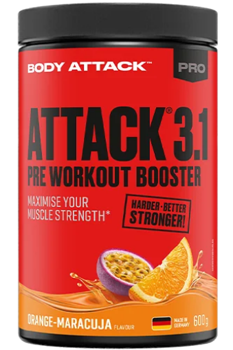 Bild von ATTACK 3.1 600G - ORANGE-MARACUJA BODY ATTACK