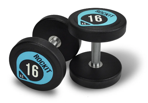 Bild von Set mit 2 runden Hanteln 24 kg - ROCKIT