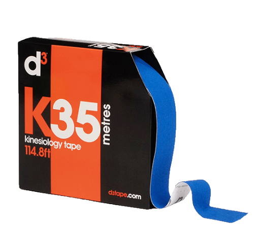 Bild von K35 Kinesiologische Bandage Königsblau 5cm x 35m - d3Tape