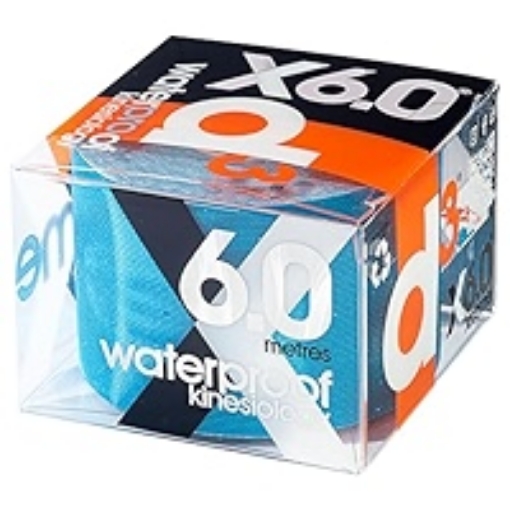 Bild von d3Tape X6.0 Waterproof Kinesiologie-Tape - Electric Blue, 5 cm x 6 m