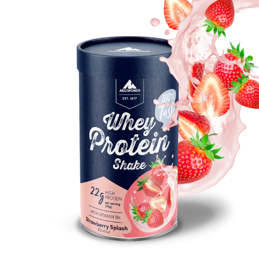 Bild von Whey Protein Shake 420g - Erdbeeren Multipower