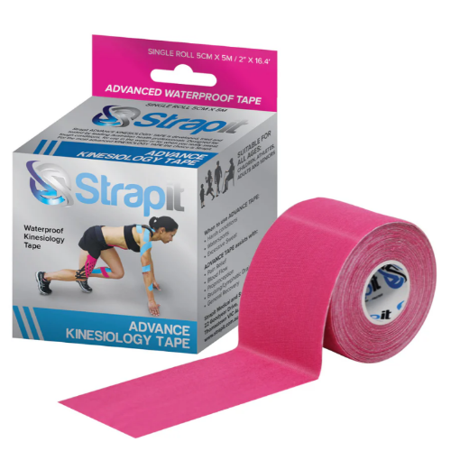 Bild von Kinesiologie-Tape Advance 5cm x 5m Rosa – Strapit
