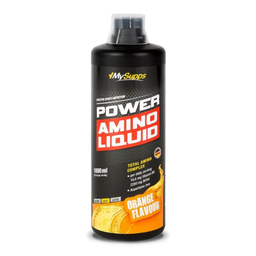 Bild von My Supps Power Amino Liquid – 1L Orange – Body Attack