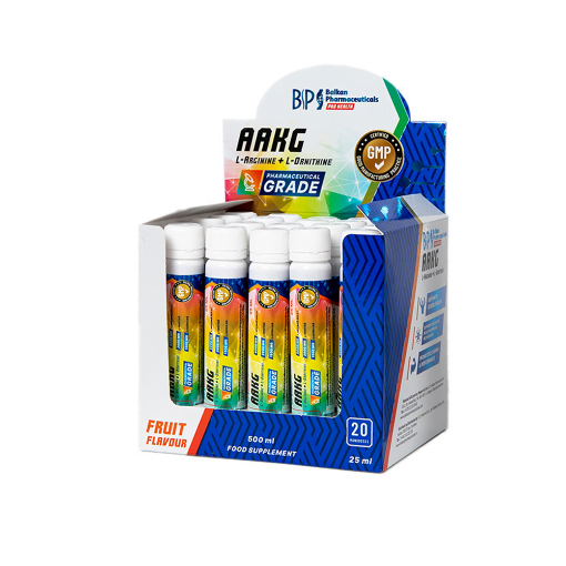 Bild von AAKG (L-arginine + L-Ornithine) Shot 20×25ml