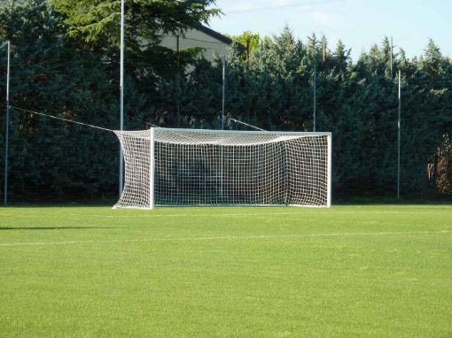 Bild von Poarta Fotbal Aluminiu Profesionala 7.32x2.44 m, certificat UNI-EN 748