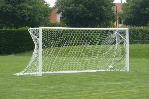 Bild von Poarta Fotbal Aluminiu 7.32x2.44 m, cu cadru fix de sol