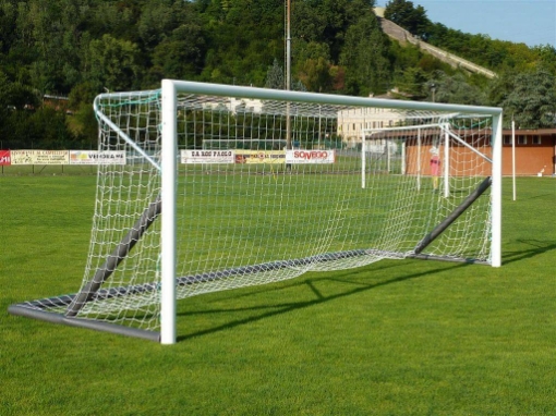 Bild von Mobiles Aluminium-Fußballtor 6 × 2 m — Klapprahmen mit Netz — VI 5911