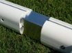 Bild von Festes Aluminium-Fußballtor 7,32 x 2,44 m – P5905