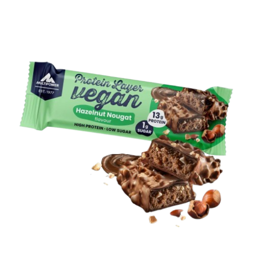 Bild von Veganer Proteinriegel 55g - Haselnuss-Nougat