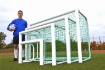 Bild von Mobiles klappbares Aluminium-Fußballtor TS 1,80 x 1,20 m mit Netz