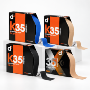 Bild für Kategorie d3Tape K35 / X35 – Kinesiologie-Tape 5 cm x 35 m